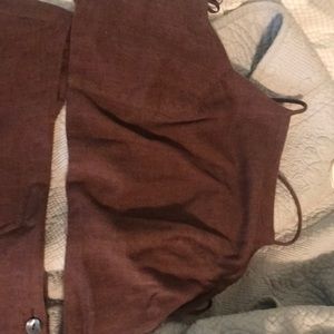 Brown two piece set freepeople